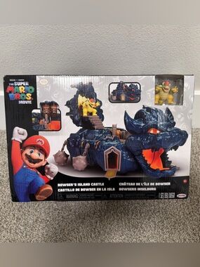 *NEW IN BOX* Super Mario Bros. The Movie Bowser's Island Castle Playset